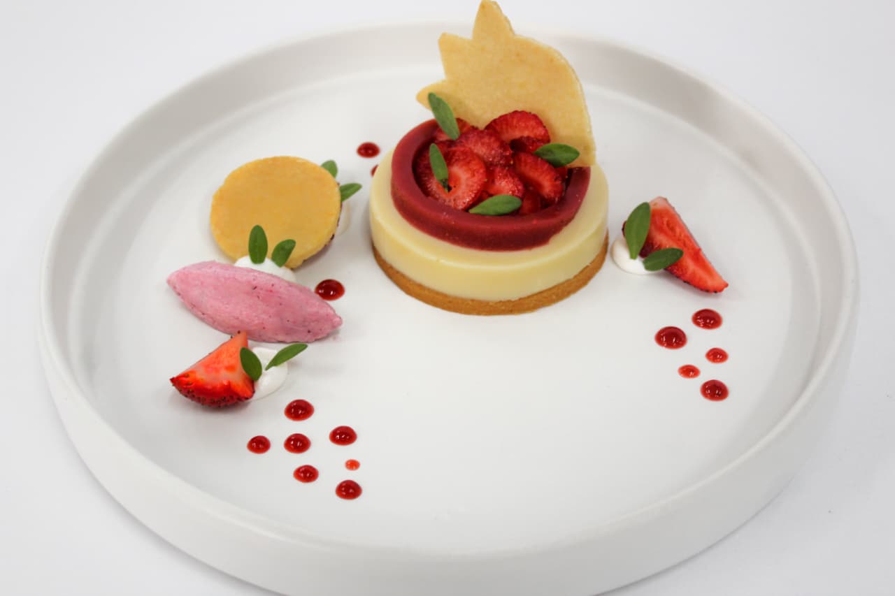 Postre de fresa